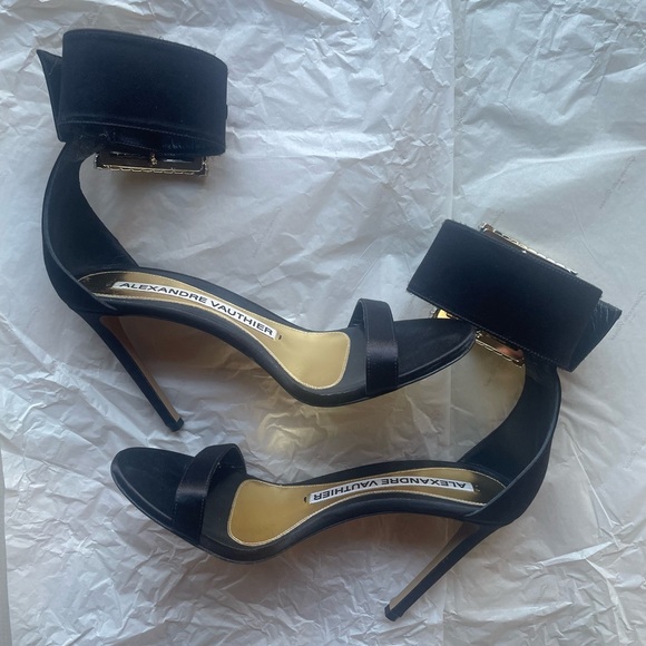 Alexandre Vauthier Yasmin 100 Silk Crystal Heel - Picture 4 of 15